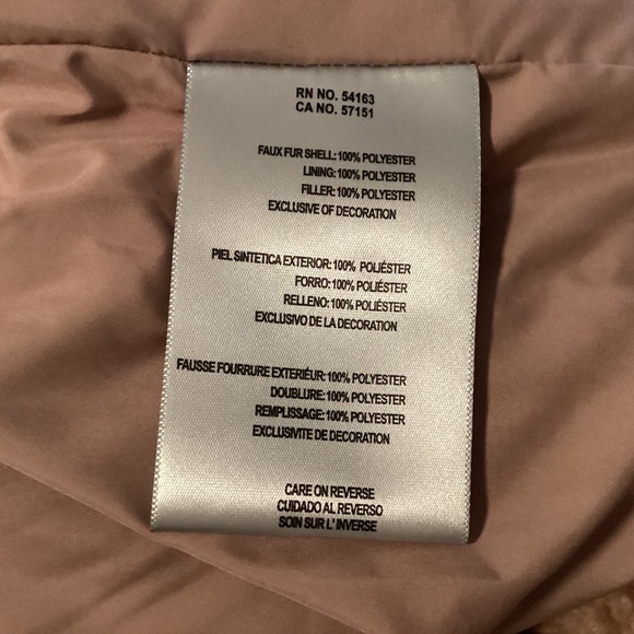 Levi's Quilted Faux Fur Short Teddy Jacket, size M - Picture 11 of 16